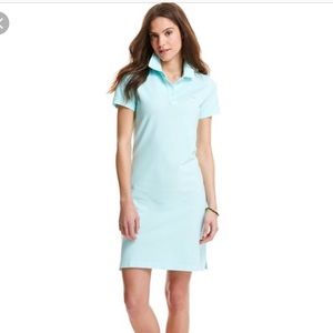 Vineyard Vines Logo Polo Dress Crystal Blue Size:M